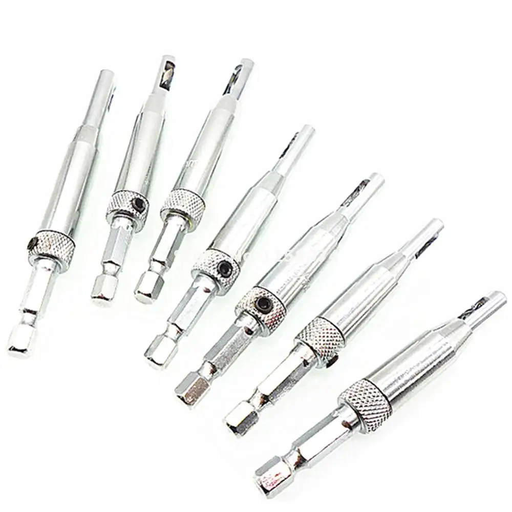 Профессиональный 7 шт. дверь Lock сверло самоцентровкой направляющее отверстие