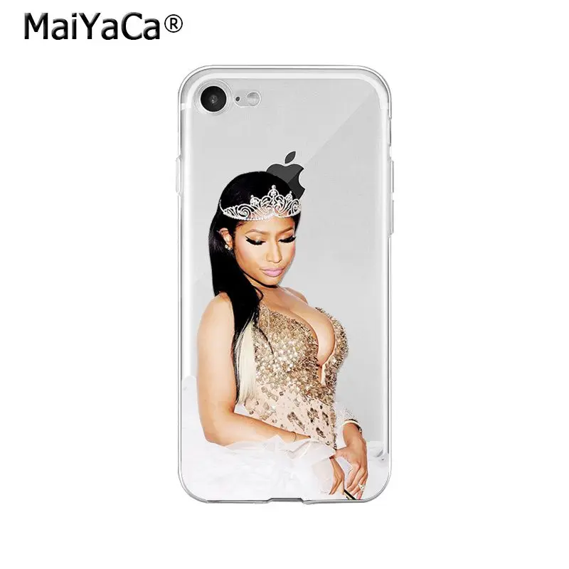 MaiYaCa Рэппер Nicki Minaj мягкий чехол для телефона из ТПУ для iPhone X XS MAX 6 6S 7 7plus 8 8Plus 5 5S XR