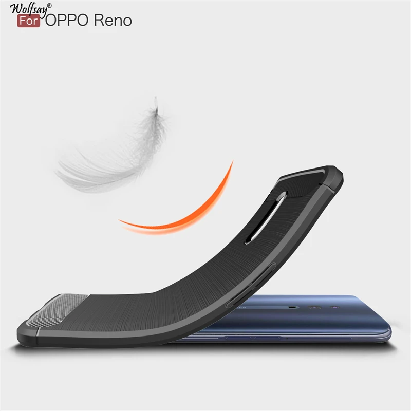Противоударный чехол Wolfsay для Oppo Reno мягкий из ТПУ телефона 6 4 дюйма|Бамперы| |