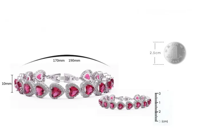 Высокое Качество Модные Элегантные в форме сердца браслет|bracelet fashion|fashion braceletbracelet