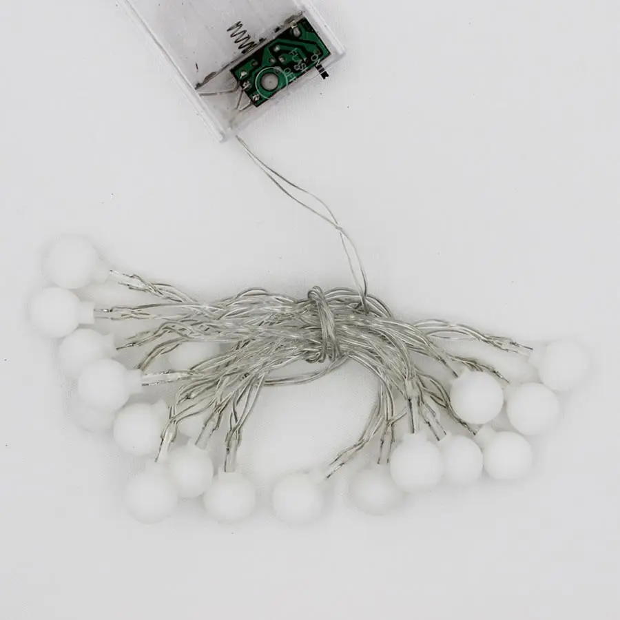 10/20 LED на батарейках Глобус шар гирлянда светодиодный свет пейзаж Патио Сад