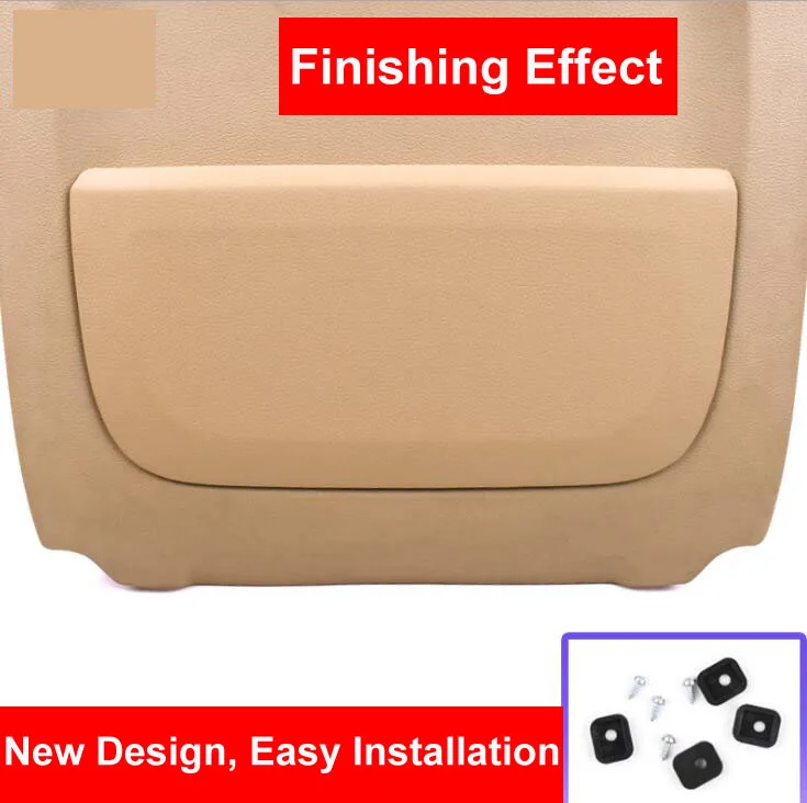 LHD RHD бежевая задняя часть спинки автомобильного сиденья панель из натуральной