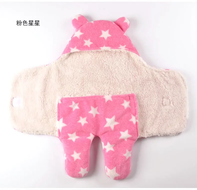 Новый спальный мешок для младенцев Осень-Зима s как конверт новорожденных кокон