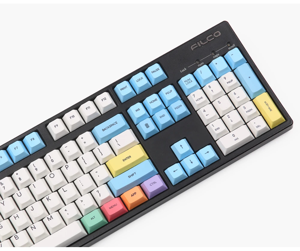 Мел рукав keycap PBT краситель-Sub Вишневый профиль 124 ключей для вишни механическая клавиатура MX fit FC660