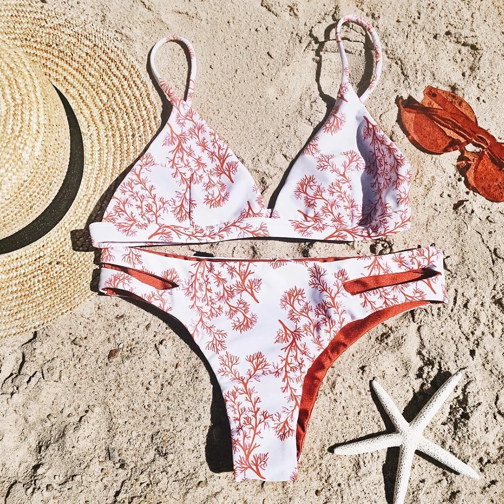 

New Sexy Bikini Swimwear Women Push Up Swimsuit Bikini Set Brazilian Summer Beach Bathing Suits Female Biquini Print Beachwear