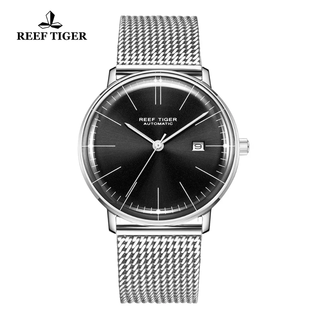 

Reef Tiger/RT Top Brand Luxury Watch for Men Sapphire Crystral Watch Stainless Steel Strap Automatic Mechanical Watches RGA8215
