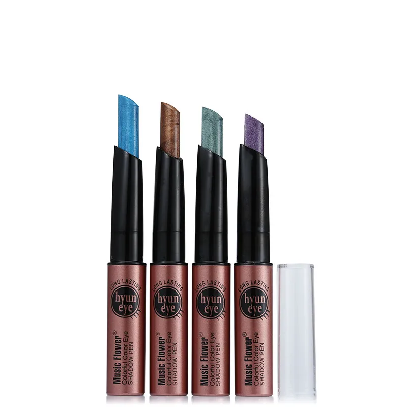 Профессиональный музыкальный карандаш для век с цветами мерцающие 12 цветов