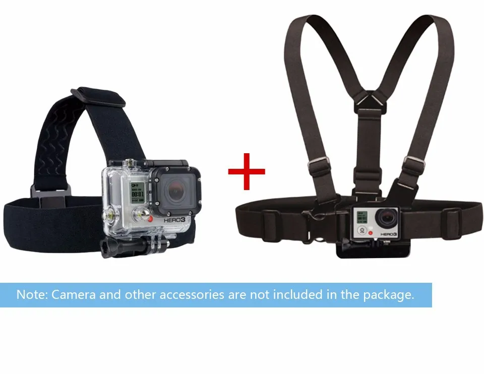 Go pro Регулируемый эластичный ремень грудь Gopro + Крепление ремня с Пластик