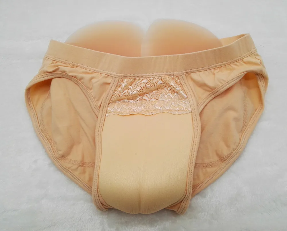 Crossdressing Мягкие Ягодицы Нижнее белье Gaff верблюд Toe TG Ложные трусики вагина
