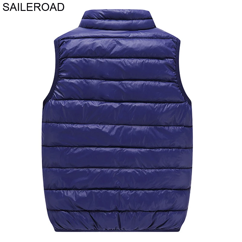 SAILEROAD/осенне-зимние детские куртки для девочек от 2 до 7 лет, жилет теплый детский жилет для мальчиков, жилет верхняя одежда для новорожденных, одежда