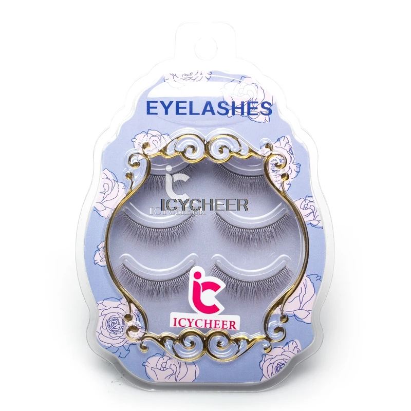 ICYCHEER модный макияж 3D накладные ресницы коричневые черные Косметические