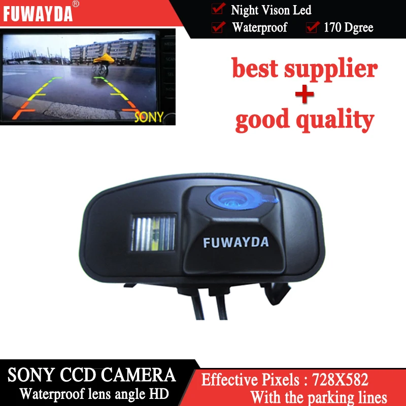 Зеркало заднего вида FUWAYDA для SONY CCD изображение с направляющей линией