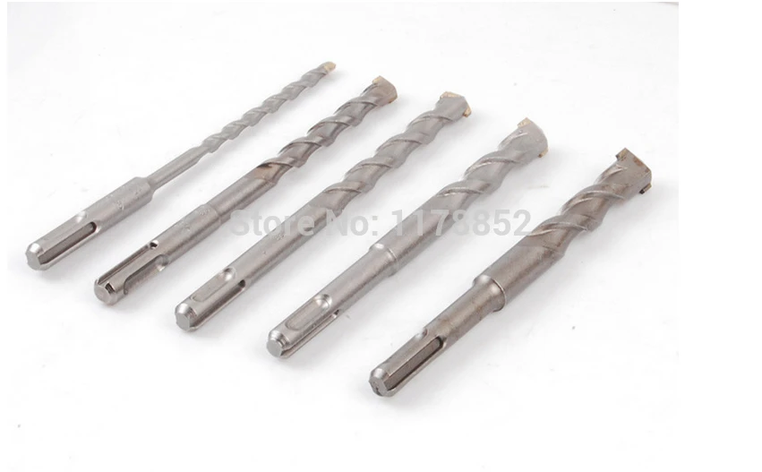 

round shank SDS-plus Rotary Masonry Hammer Drill Bit Set ,5-Piece,10*160mm