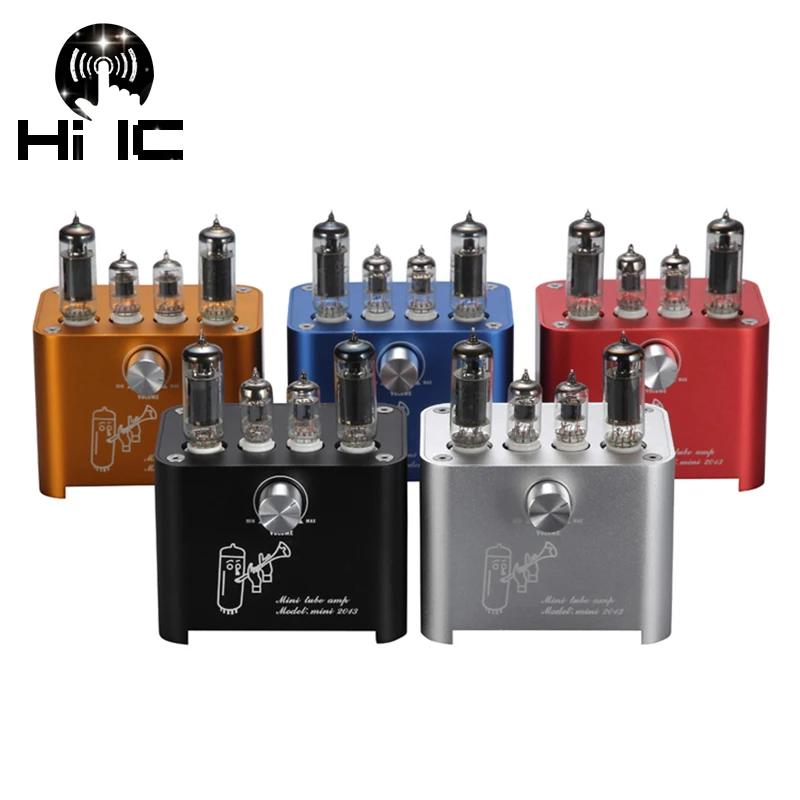 6J1 + 6P1Tube Amp HiFi мини усилитель желчи буфера Desktop ламповый усилитель|Усилители