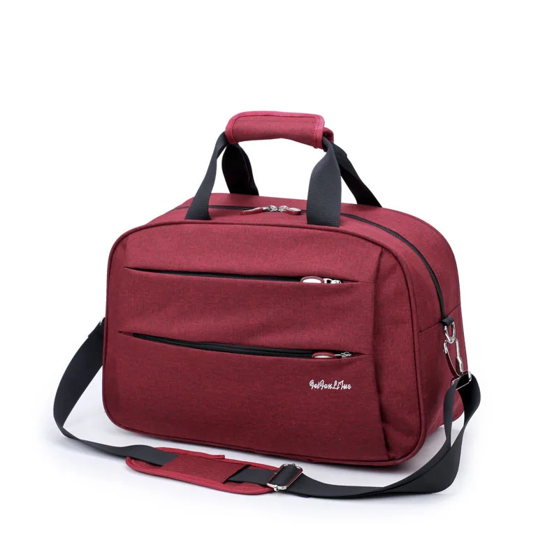 red L 53x34x22cm Посадка в бизнес-класс дорожная сумка вести Спортивная Сумка водонепроницаемая Спортивная Сумка Для мужчин Для женщин Фитнес Многофункциональный Открытый Складная Сумочка - Цвет: red L 53x34x22cm