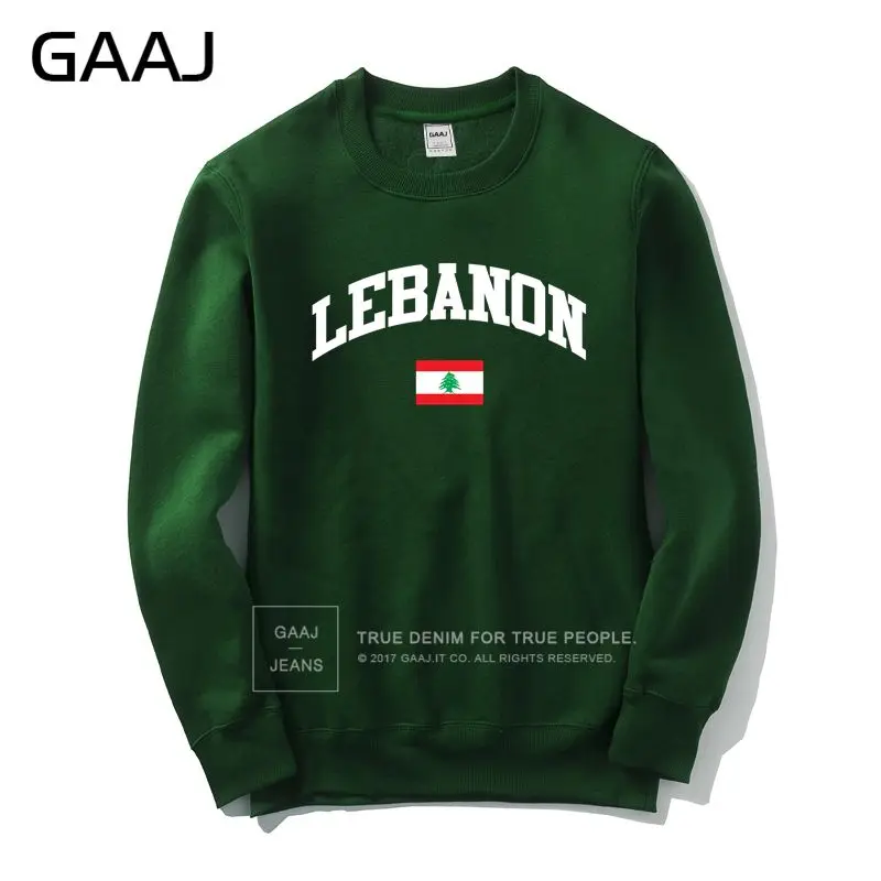 GAAJ Lebanon Flag Мужская и Женская толстовка куртка мужской спортивный костюм уличная новая Толстовка с принтом мужская одежда мода#72R03