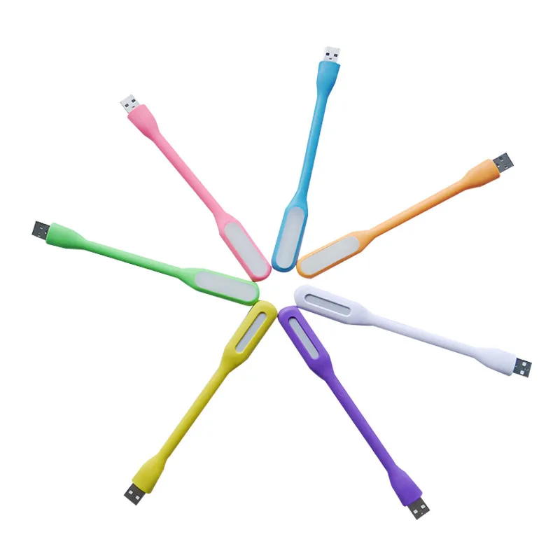 Светодиодный USB licht гаджеты Draagbare Гибкая лампа wit kleur voor компьютерный ноутбук Tafel