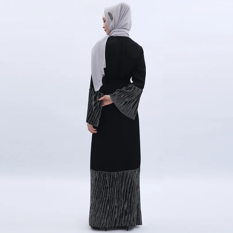 Muslim Dress Ramadan Abaya Islamic Clothing Women Malaysia Jilbab Djellaba Robe Musulmane Turkish Baju Lace Kimono Kaftan Tunic |