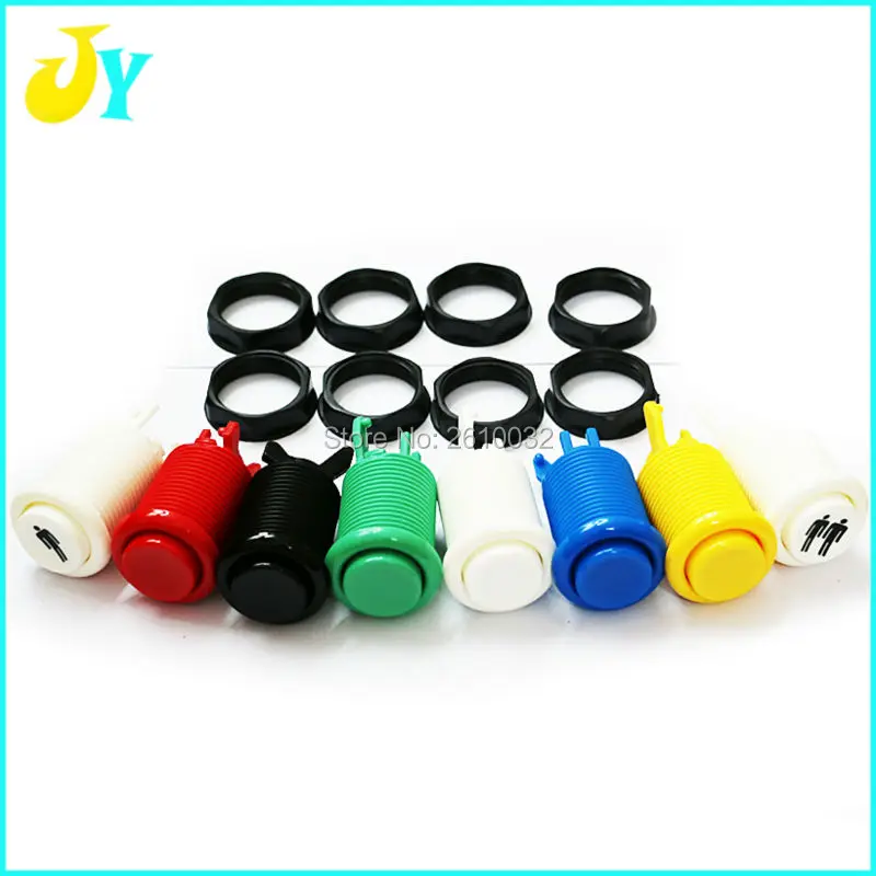 28 мм аркадная кнопка прочный американский стиль с микропереключателем HAPP аркада