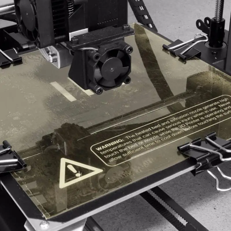 Прозрачный лист PEI 220x220x0 5 мм 3D из полиэфира для сборки с печатной поверхностью