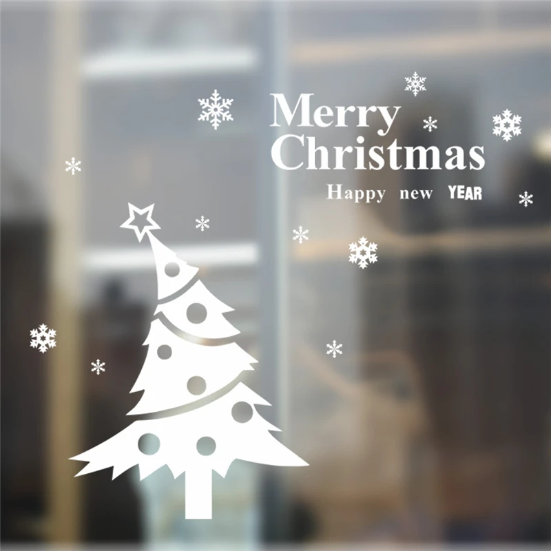 

3D merry christmas tree new year wall stickers room covers decor 041. diy vinyl gift home decals festival mual art poster 3.5