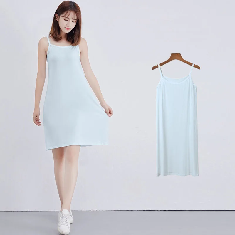 light blue mini Весенняя Повседневная белая майка Макси женское платье новое без рукавов с высокой талией серая женская одежда летние модные черные женские платья - Цвет: light blue mini