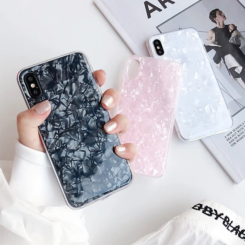 Глянцевый чехол для телефона iPhone 6 6S 7 8 Plus 7plus 6plus блестящий накладка из силикона 10 X