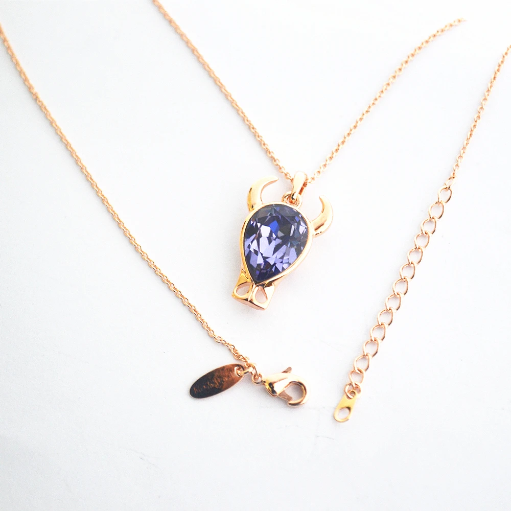 2017 Новый Фиолетовый Голову Скота Горячий Продавать Винтаж Мода для Животных Choker