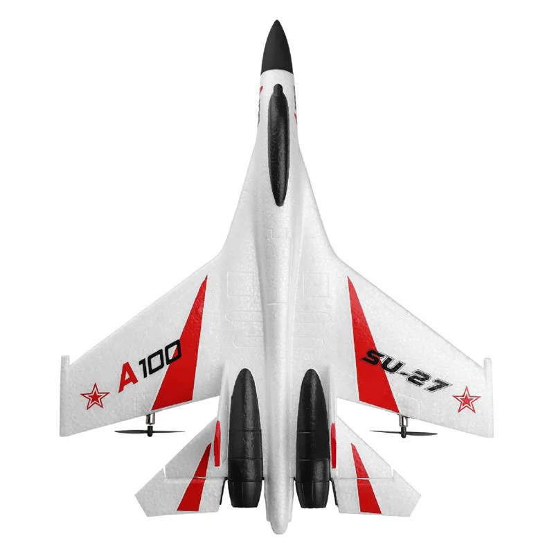 Новый XK A100 SU27 радиоуправляемый самолет 2 4G 340 мм 3CH с фиксированным крылом уличные