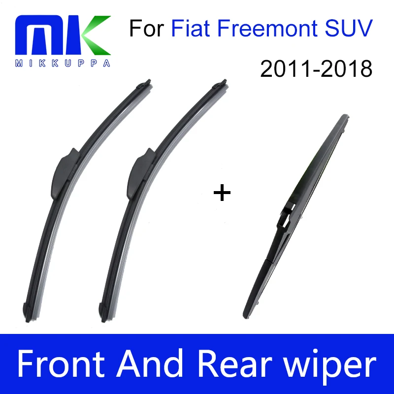 

Комбинированные силиконовые резиновые передние и задние щетки стеклоочистителя для Fiat Freemont 2011 года ветровое стекло стеклоочистителя авто...
