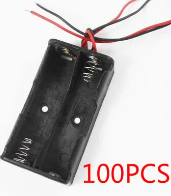 

100% New 100 pcs AA Storage Battery Case Plastic Box Holder With 4 High Quality Hot Selling Slots