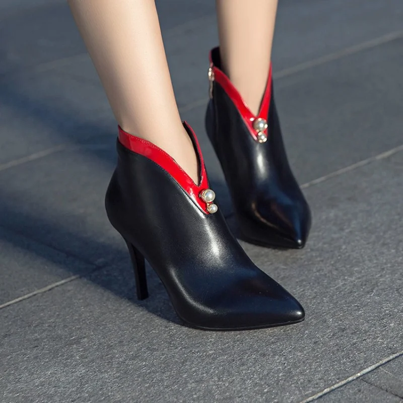 Ботинки martin 2019 новые весенние ботильоны Zapatos De Mujer с боковой молнией в западном