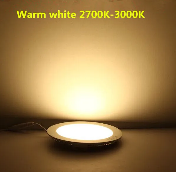 Оптовая продажа 30 шт. Светодиодная панель с регулируемой яркостью 3 Вт 4 6 9 12 15 18 25