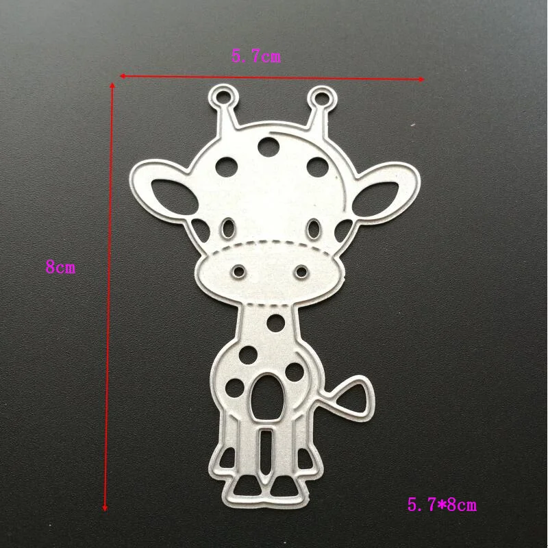 Giraffe Metal Cutting Dies Stencils for DIY Scrapbooking/photo album Decorative Embossing Paper Cards | Канцтовары для офиса и