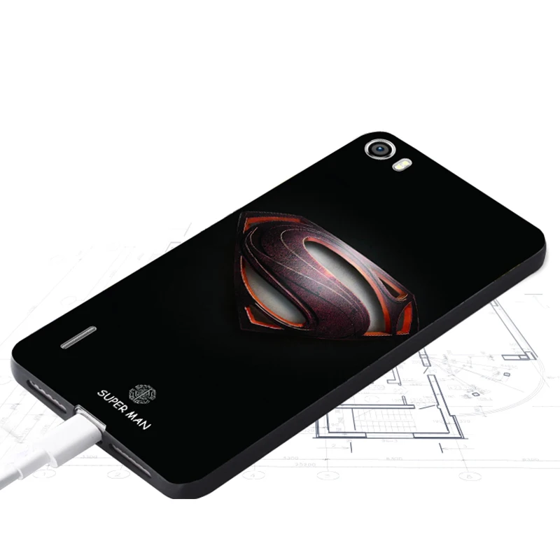 Чехол для Huawei honor 6 Оригинальный чехол сумка кожа волк рыба Череп Fundas 100% BiNFUL |