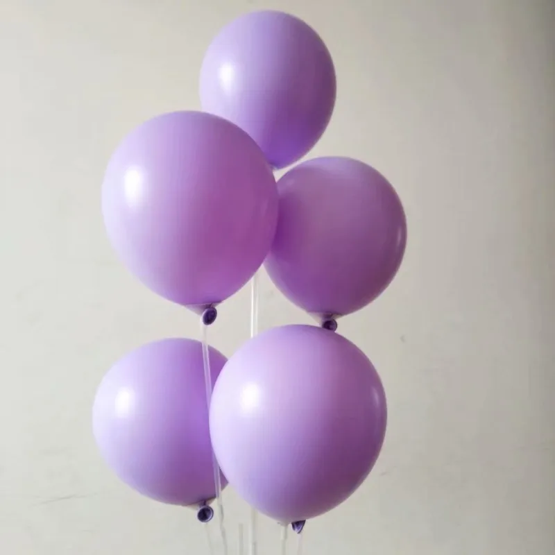 

Macaron balloons 50pcs/lot12 inch thick latex purple balloon baby birthday party decoration boy air ballon wedding supplies