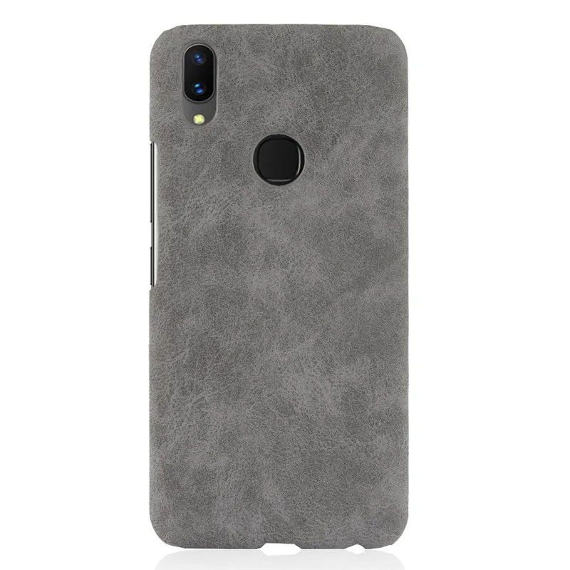 For Vivo V9 Case PU Leather Hard Plastic Back Cover Phone V 9 Youth 1723 VivoV9 6.3 inch |