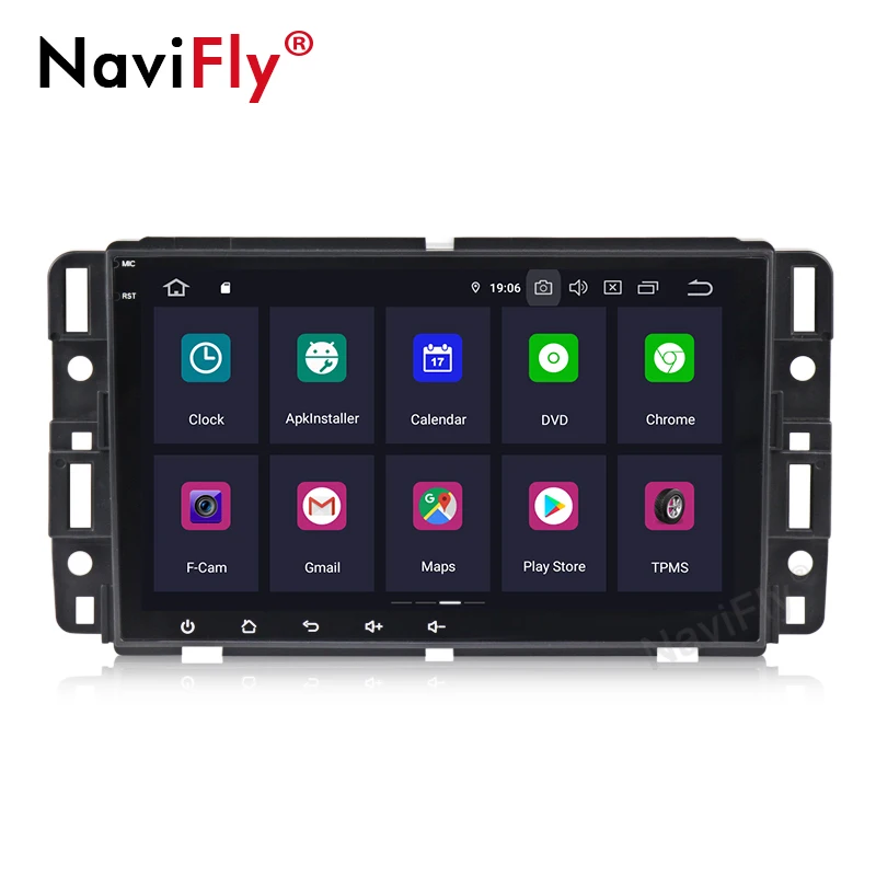 NaviFly Pure Android9.0 IPS DSP автомобильный аудио gps навигатор для Chevrolet Tahoe Traverse BUICK Enclave GMC