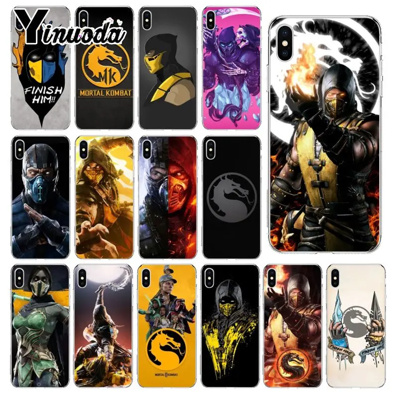 Yinuoda игра Mortal Kombat DIY Окрашенные красивые аксессуары для телефона чехол iPhone 5 5Sx 6 7plus