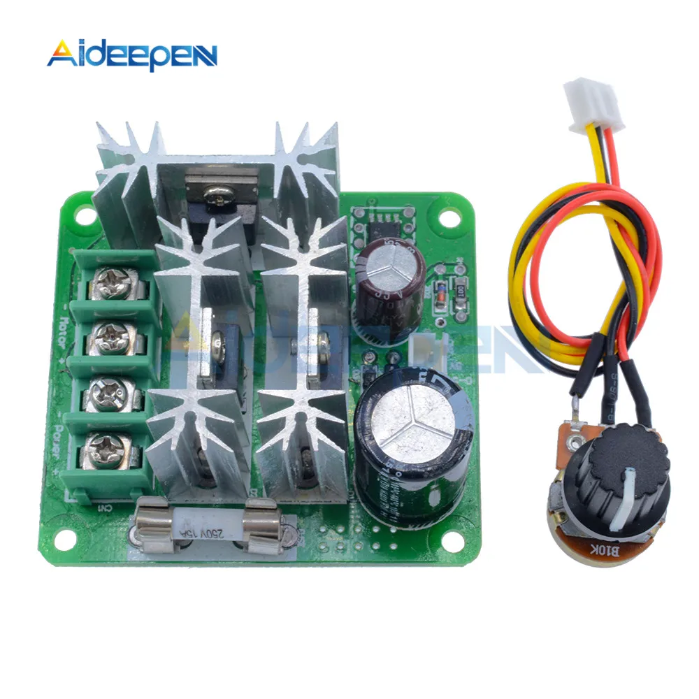 

DC 6V-90V 15A Pulse Width PWM DC Motor Speed Controller Switch Speed Control Regulator
