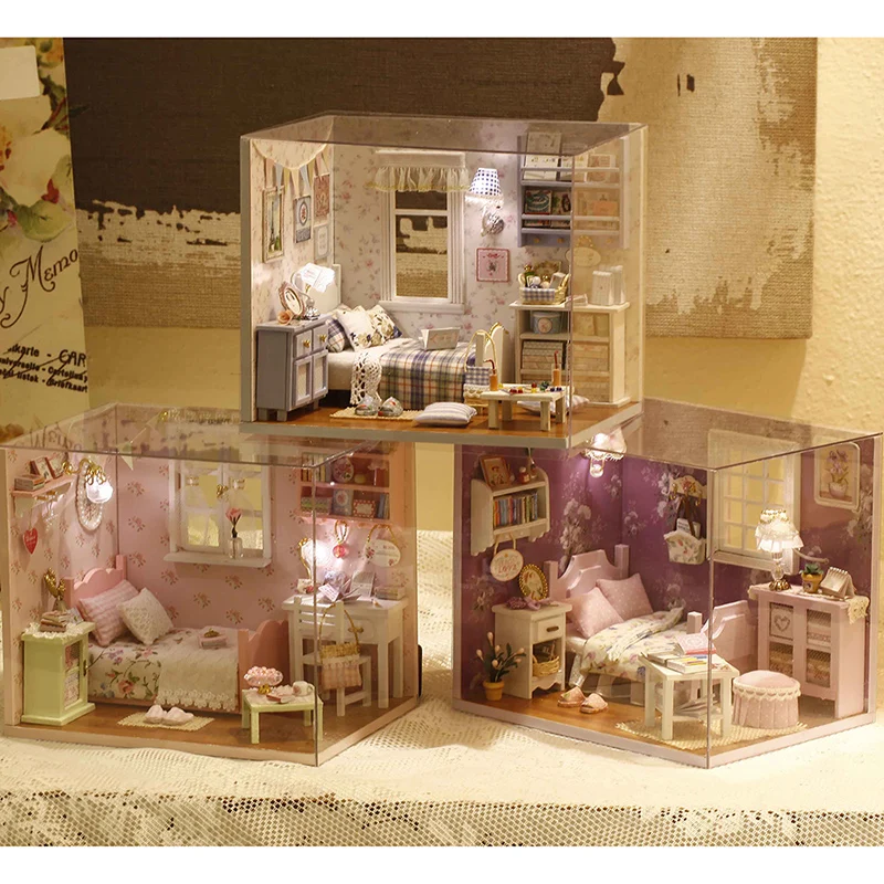 Игрушки ручной работы сделай сам для маленьких комнат Сборная модель креативный