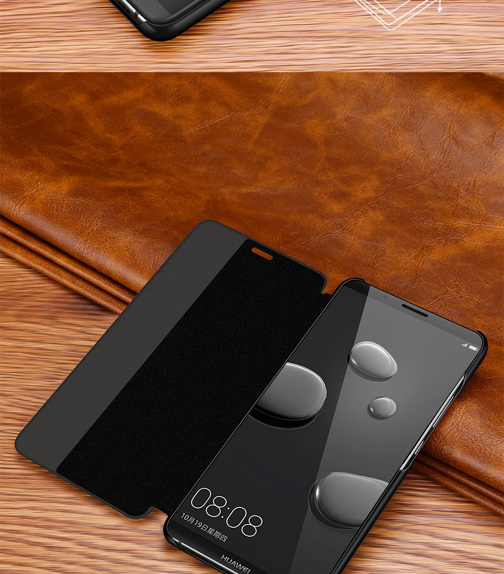 Для P20 Smart Case Роскошные 3D крокодиловой кожи текстуры Вид из окна Подлинная Флип чехол для Huawei mate 10 PRO коврики 20 Lite P20 PRO