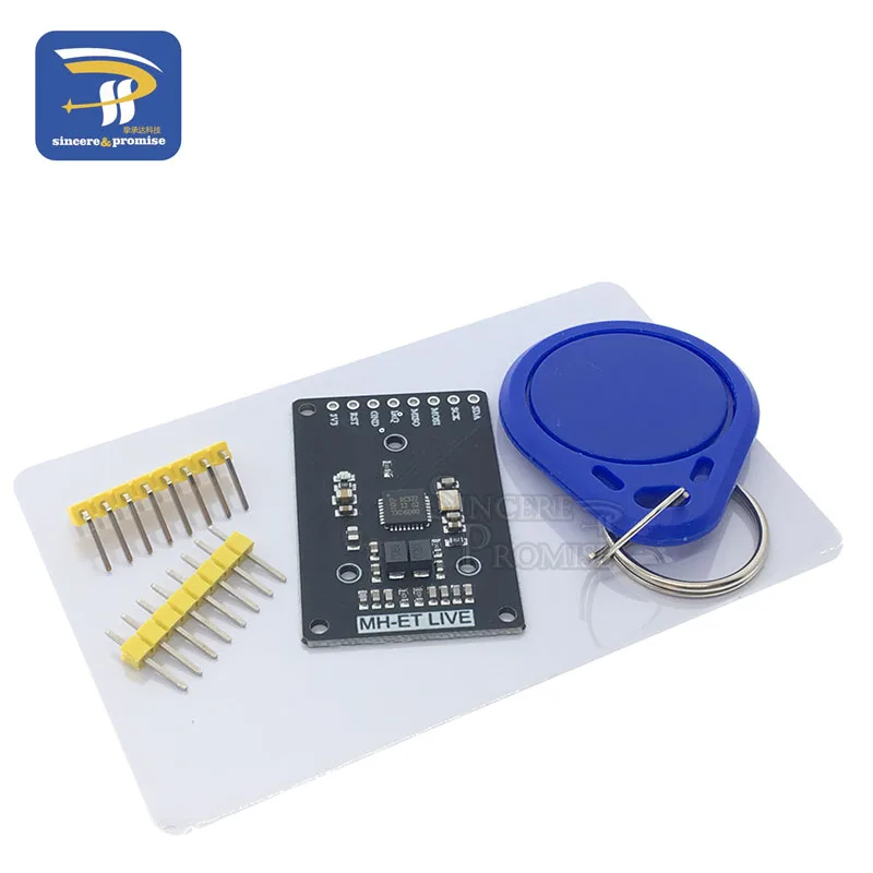 Модуль RFID RC522 Φ S50 13 56 МГц 6 см с бирками SPI запись и чтение для arduino uno