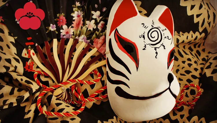 Ручная роспись на все лицо японская маска лисы коллекция демонов японский