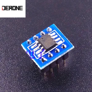 1piece OPA627 *2  turn to dual op amp  SMD to DIP
