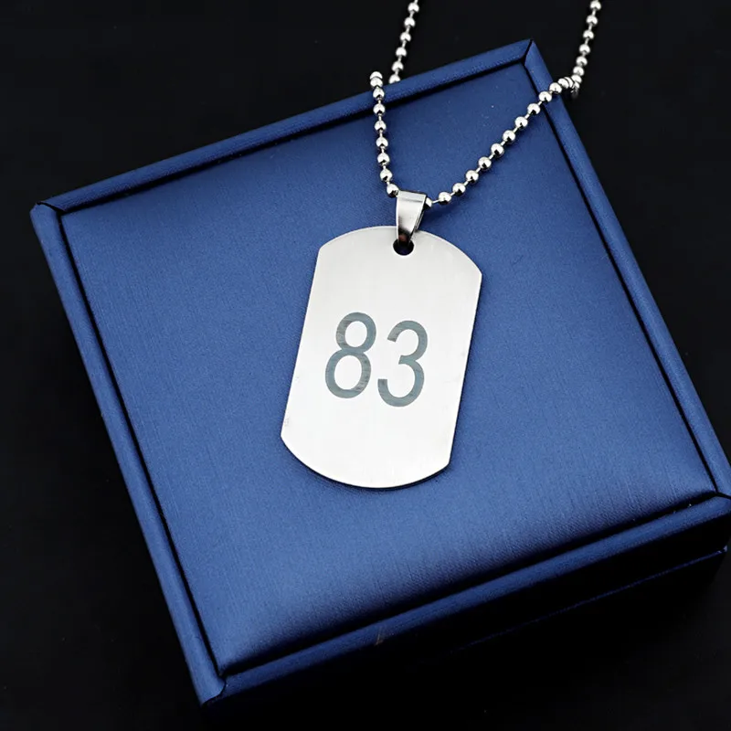 1 шт. ожерелье с подвеской в виде собачьей бирки стиле панк для мужчин и женщин