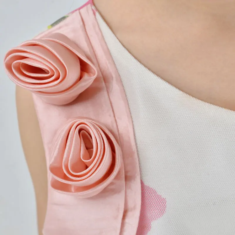 2015 New Summer Girl Sleeveless Pageant Kids Clothes Baby Dress Flower Children Princess Party | Детская одежда и обувь