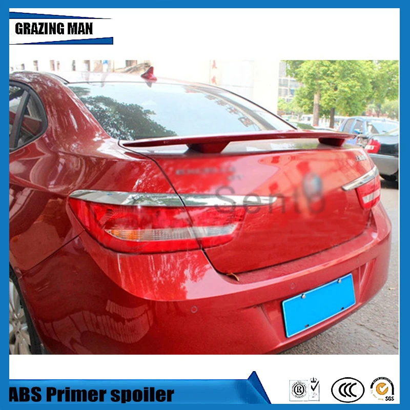 

1 шт., неокрашенный спойлер для заднего багажника автомобиля Excelle GT