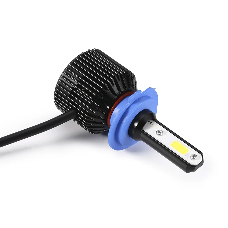 2 шт. авто H4 LED H7 H1 H3 9006 HB4 H8 9005 HB3 автомобиля Фары для 72 Вт 8000lm высокое светодиодные