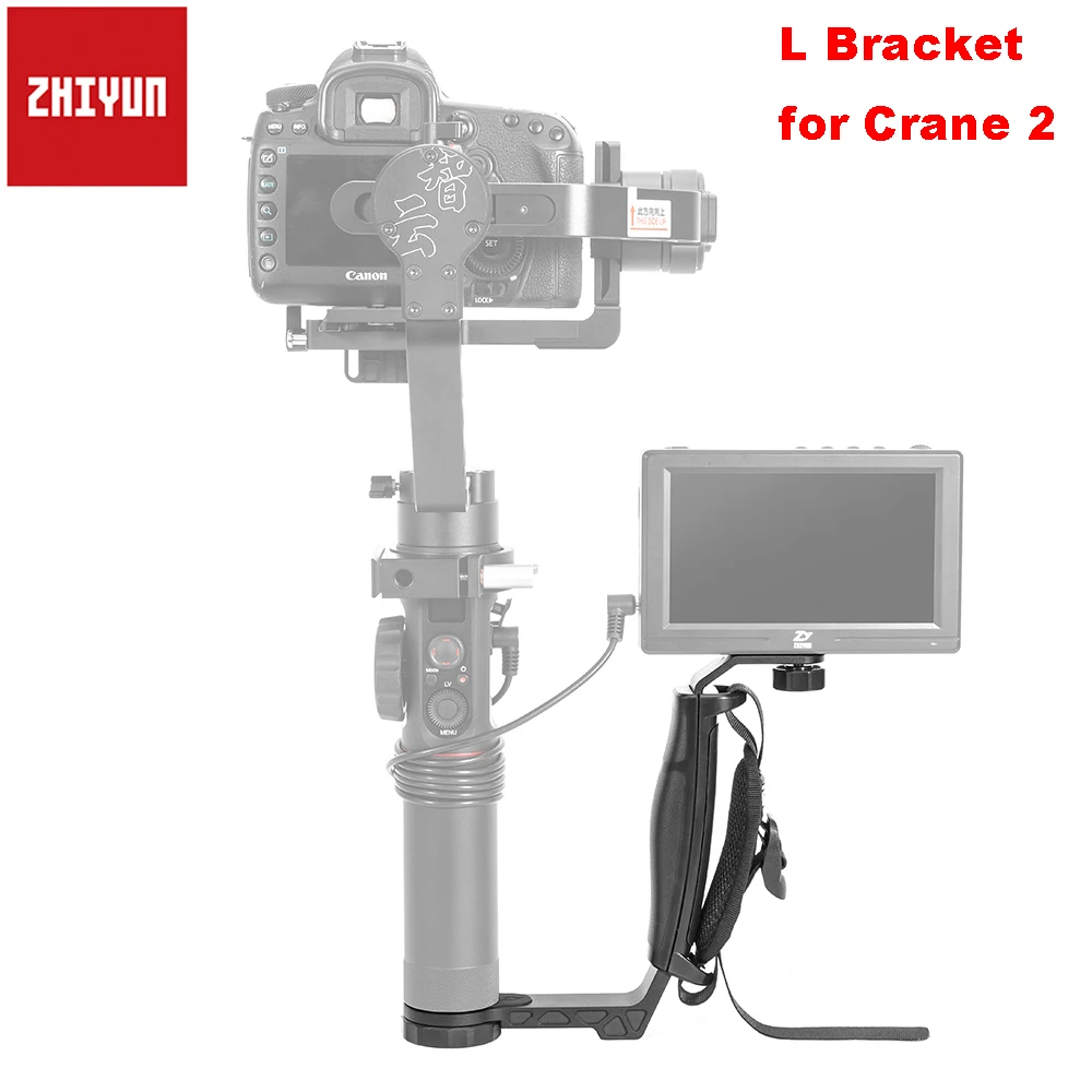 Zhiyun официальный Crane 2 Gimbal аксессуары L кронштейн для переустановки Mini Dual Grip LED